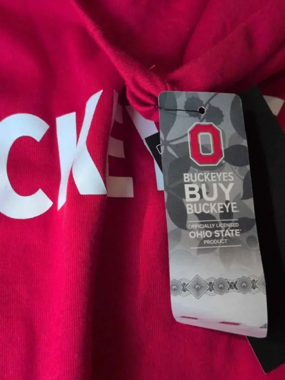 Nike women's size medium loose fit long sleeve shirt Ohio State buckeyes new